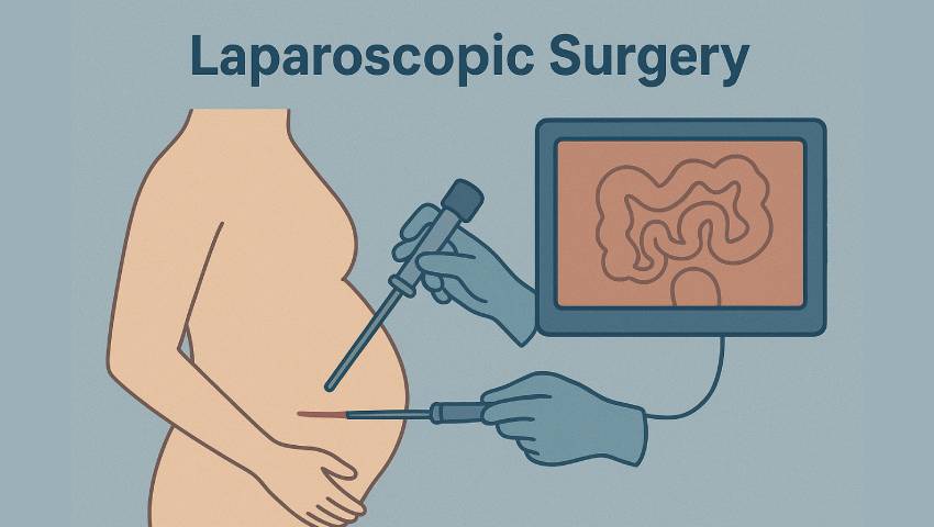 Dr. Jayadatt Pawar explaining the role of laparoscopic surgery in treating complex GI disorders