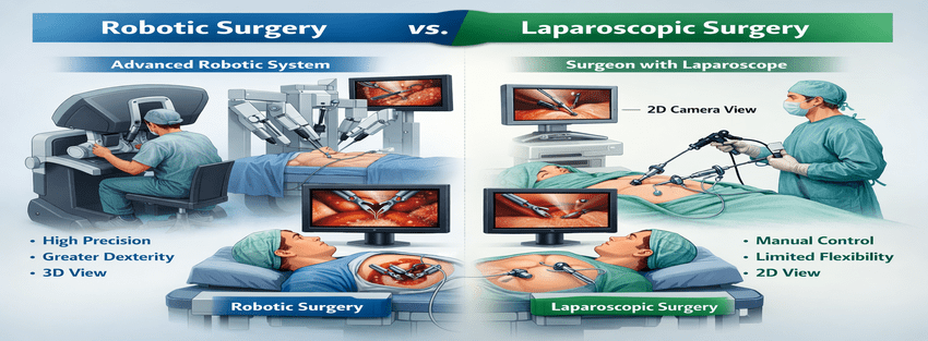 Robotic Surgery vs Laparoscopic Surgery explained by Dr. Jayadatt Pawar
