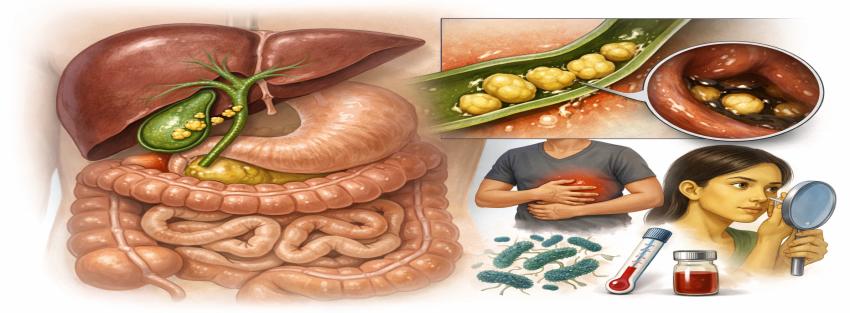 Alt: Bile Duct Stones explanation with medical overview by Dr. Jayadatt Pawar